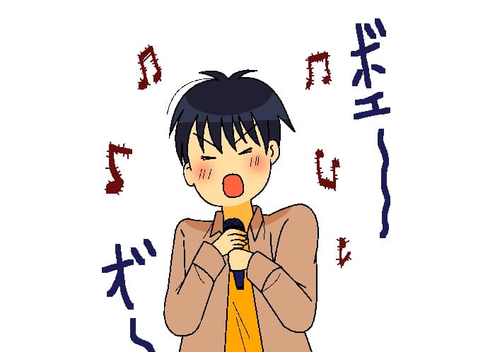 キーを下げて歌う練習をして元に戻すのは有効的。