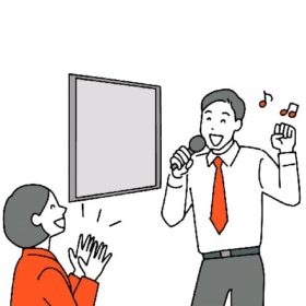 カラオケを断り続ける人が上手く歌えるようになった。