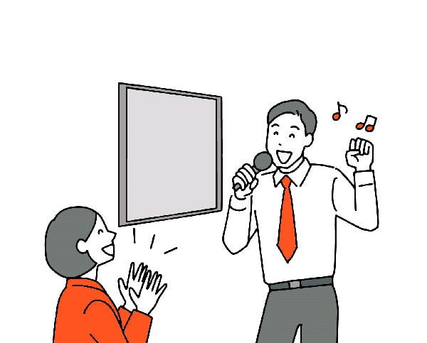 カラオケを断り続ける人が上手く歌えるようになった。