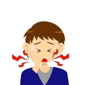 顎が揺れて開いたり歪んで開くと顎関節症になる。