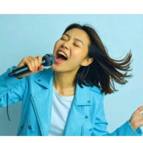 高い声が出ない時に頭突きするイメージでリズム取ってみた。