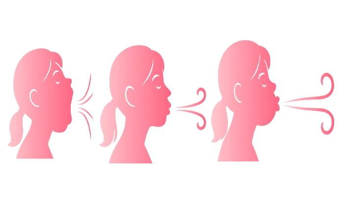 歌う前に腹式呼吸で吸う事が発声には大切。