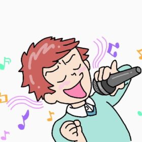 声が大きいとノド声がうるさい。改善ポイントは腹式呼吸。
