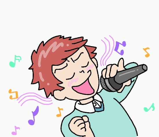 声が大きいとノド声がうるさい。改善ポイントは腹式呼吸。
