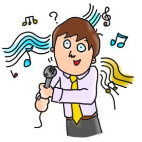 歌でリズムをキープすることは声を出すタイミングが合う。