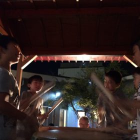 ボイトレ教室が在る中崎町の夏の風物詩。