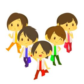歌を録音して事務所に提出するアイドルの生徒さん
