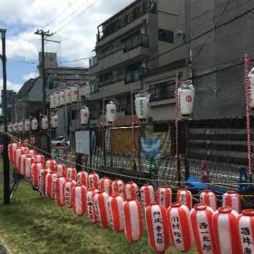 夏祭り準備で心躍る。