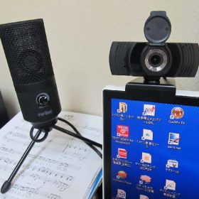 コンデンサーマイクでキレイな発声音を拾いたい。