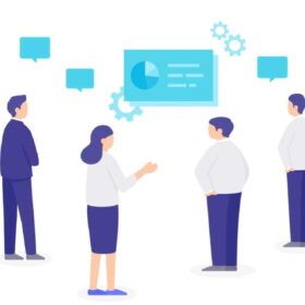 朝礼で人前で話す女性のオンライン滑舌改善レッスン